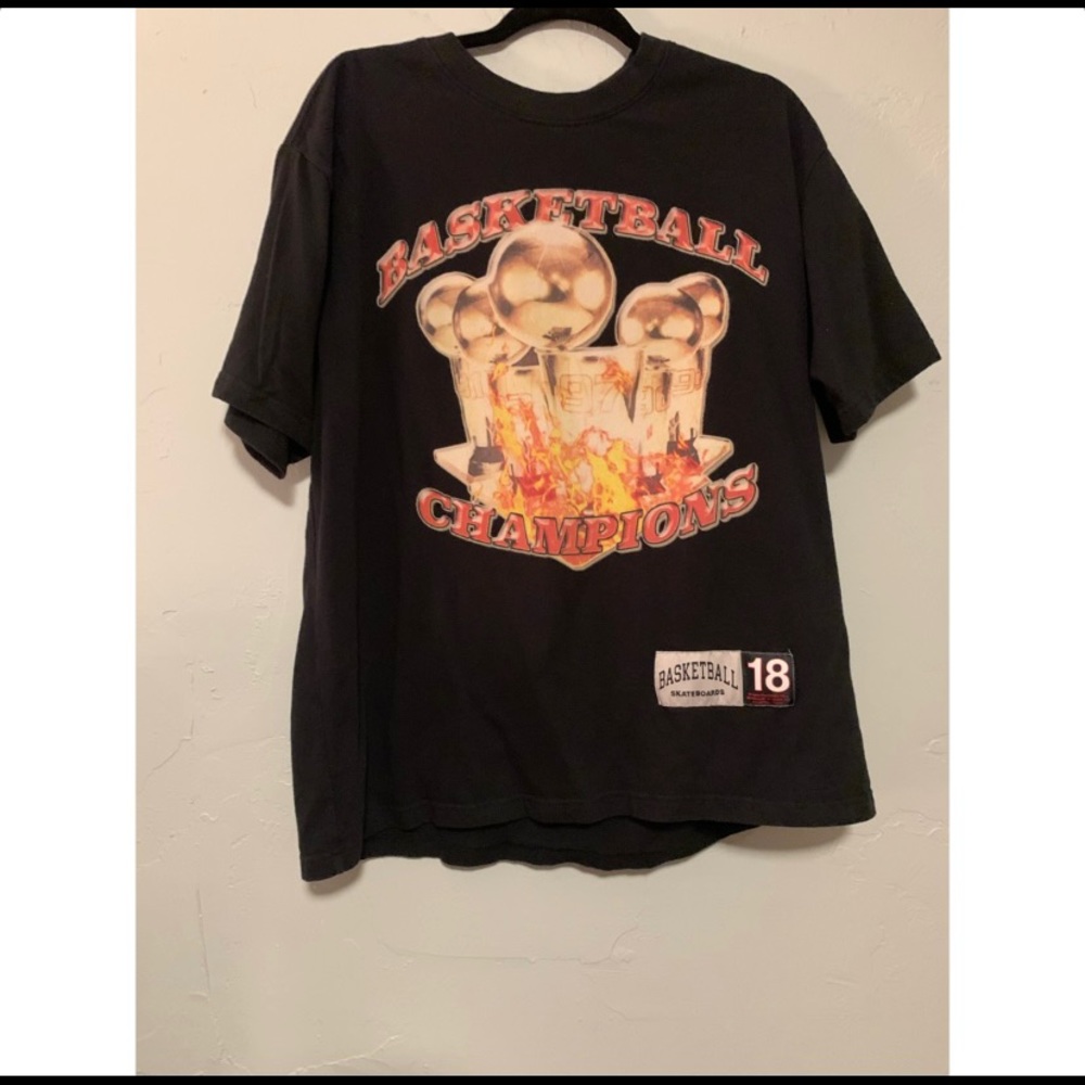 Basketball baseball tee